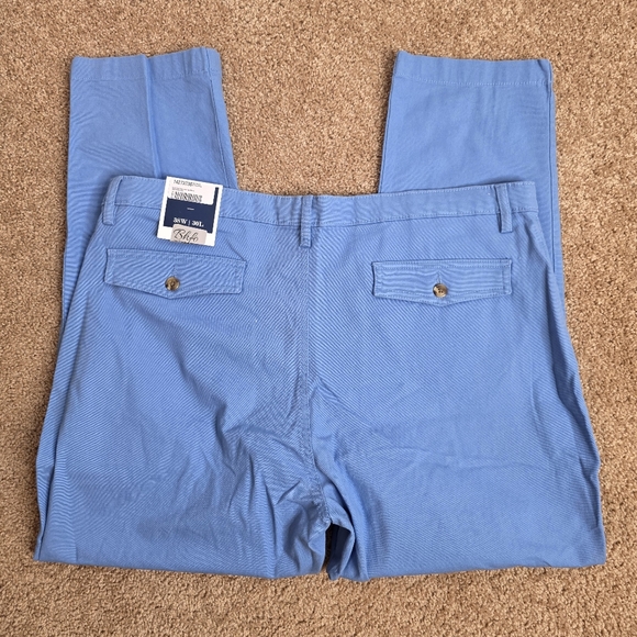 Club Room Men's Classic Fit Solid Straight Leg Pants Blue Size 38x30 NWT 2664V - Picture 5 of 13